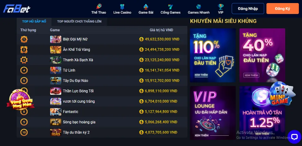 Video slot hiện đại